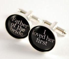 Wedding Father of the Bride Cufflinks