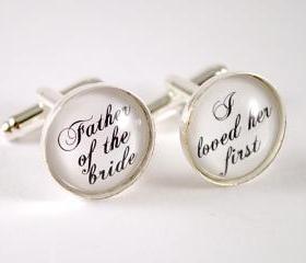 Wedding Father of the Bride Cufflinks